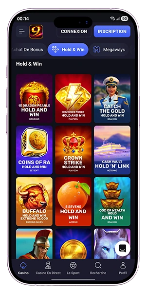 nine casino app mobile